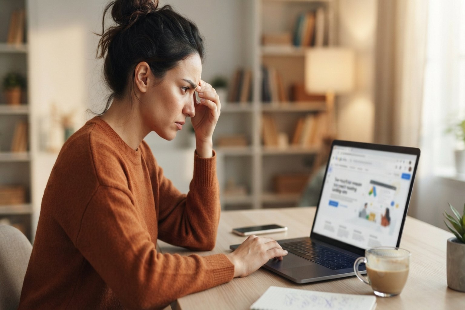 4. Mandar todo a una web que no ayuda a convertir — Errores comunes en Google Ads: evita gastar de más