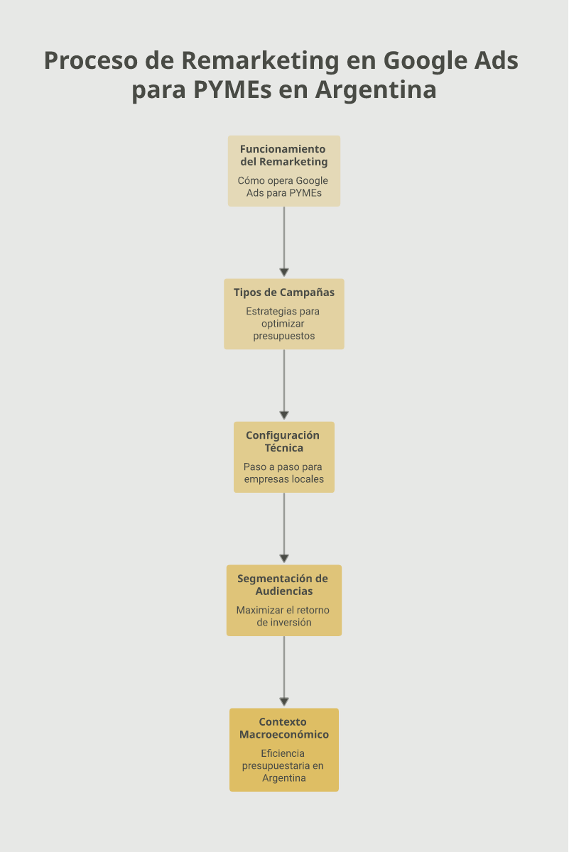 Infografía: Remarketing en Google Ads para PYMEs: Estrategias de Retorno en Argentina